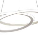 Maisie Pendant, 1 x 40W LED, 4000K, 2996lm, 3 Step Dimming, Matt White, additional 6