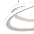 Maisie Pendant, 1 x 40W LED, 4000K, 2996lm, 3 Step Dimming, Matt White, additional 7