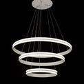 Ocean Pendant, 3 Light 50W,30W,20W LED, 4000K, 5470lm, Dimmable, Matt White, additional 23