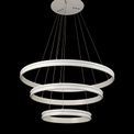Ocean Pendant, 3 Light 50W,30W,20W LED, 4000K, 5470lm, Dimmable, Matt White, additional 24