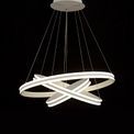 Ocean Pendant, 3 Light 50W,30W,20W LED, 4000K, 5470lm, Dimmable, Matt White, additional 1