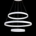 Ocean Pendant, 3 Light 50W,30W,20W LED, 4000K, 5470lm, Dimmable, Matt White, additional 13
