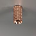 Sienna Rose Gold, 11cm Surface Mounted Ceiling Light, 1 x GU10 additional 3