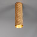Sienna 20cm Surface Mounted Ceiling Light, 1 x GU10, Champagne Gold additional 1
