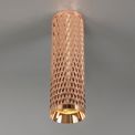 Sienna 20cm Surface Mounted Ceiling Light, 1 x GU10, Rose Gold additional 1