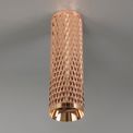 Sienna 20cm Surface Mounted Ceiling Light, 1 x GU10, Rose Gold additional 2