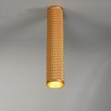 Sienna 30cm Surface Mounted Ceiling Light, 1 x GU10, Champagne Gold additional 1