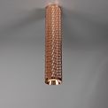 Sienna 30cm Surface Mounted Ceiling Light, 1 x GU10, Rose Gold additional 1