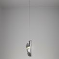 Wren Pendant 2m, 1 x G9, Polished Chrome/Smoked Glass additional 1