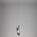 Wren Pendant 2m, 1 x G9, Polished Chrome/Smoked Glass additional 2