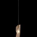 Tianna Pendant 2m, 1 x G9, Brass/Polished Chrome &amp; Cognac Glass additional 1