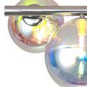 Rylee Semi-Flush Ceiling Light, 4 x G9, Polished Chrome/Iridescent Glass additional 4