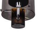 Brita Semi Ceiling Light, 3 x E27, Black/Smoke Fade Glass additional 4