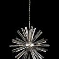 Claire 10 Light E14, Round Pendant Polished Nickel / Smoke Glass additional 1