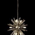 Claire 10 Light E14, Round Pendant Polished Nickel / Smoke Glass additional 3