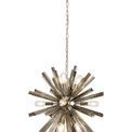 Claire 10 Light E14, Round Pendant Polished Nickel / Smoke Glass additional 5