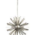 Claire 10 Light E14, Round Pendant Polished Nickel / Smoke Glass additional 8