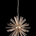 Claire 10 Light E14, Round Pendant Polished Nickel / Champagne Gold Glass additional 2