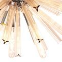 Claire 10 Light E14, Round Pendant Polished Nickel / Champagne Gold Glass additional 12