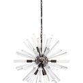 Claire 10 Light E14, Round Pendant Brown Oxide / Clear Glass additional 5