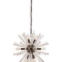 Claire 10 Light E14, Round Pendant Brown Oxide / Clear Glass additional 11