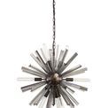Claire 10 Light E14, Round Pendant Brown Oxide / Smoke Glass additional 4
