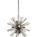Claire 10 Light E14, Round Pendant Brown Oxide / Smoke Glass additional 3