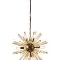 Claire 10 Light E14, Round Pendant Brown Oxide / Champagne Gold Glass additional 8
