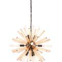 Claire 10 Light E14, Round Pendant Brown Oxide / Champagne Gold Glass additional 5