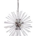Claire 16 Light E27, Round Pendant Brown Oxide / Clear Glass additional 4