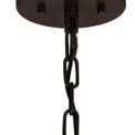 Claire 16 Light E27, Round Pendant Brown Oxide / Clear Glass additional 7