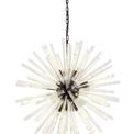 Claire 16 Light E27, Round Pendant Brown Oxide / Clear Glass additional 3