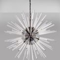 Claire 32 Light E27, Round Pendant Brown Oxide / Clear Glass additional 2