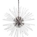 Claire 32 Light E27, Round Pendant Brown Oxide / Clear Glass additional 4