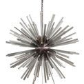 Claire 32 Light E27, Round Pendant Brown Oxide / Smoke Glass additional 4