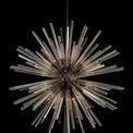 Claire 32 Light E27, Round Pendant Brown Oxide / Champagne Glass additional 2