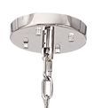 Claire 32 Light E27, Oval Pendant Polished Nickel / Clear Glass additional 9