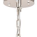 Claire 32 Light E27, Oval Pendant Polished Nickel / Champagne Glass additional 9