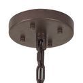 Claire 32 Light E27, Oval Pendant Brown Oxide / Smoke Glass additional 9