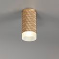 Sienna 1 Light 11cm Surface Mounted Ceiling GU10, Champagne Gold/Acrylic Ring additional 1