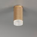 Sienna 1 Light 11cm Surface Mounted Ceiling GU10, Champagne Gold/Acrylic Ring additional 2