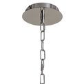 Heidi Pendant/Semi Ceiling Convertible, 7 x E14, Polished Chrome/Crystal additional 8
