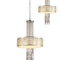 Heidi Pendant/Semi Ceiling Convertible, 7 x E14, Polished Chrome/Crystal additional 14