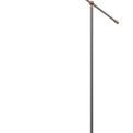 Bronx Adjustable Floor Lamp, 1 x E27, Sand Grey/Copper/White additional 3
