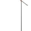 Bronx Adjustable Floor Lamp, 1 x E27, Sand Grey/Copper/White additional 9