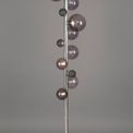 Rylee Floor Lamp, 8 x G9, Polished Chrome/Smoked Glass additional 1