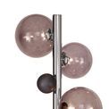Rylee Floor Lamp, 8 x G9, Polished Chrome/Smoked Glass additional 7