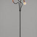 Grace Flexible Floor Lamp, 3 Light E27, Satin Black/Brushed Copper additional 1