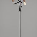 Grace Flexible Floor Lamp, 3 Light E27, Satin Black/Brushed Copper additional 4