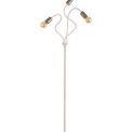 Grace Flexible Floor Lamp, 3 Light E27 Satin White/Satin Nickel additional 9